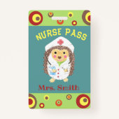 Niedlicher Igel Ausweis (Vorderseite)