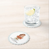 Niedlicher Igel Blue Baby Dusche Untersetzer (Vor Ort)