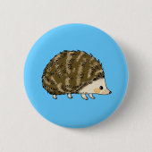 Niedlicher Igel Button (Vorderseite)