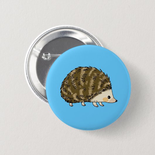 Niedlicher Igel Button (Vorne & Hinten)