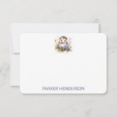 Niedlicher Igel Dankeskarte (Vorderseite)