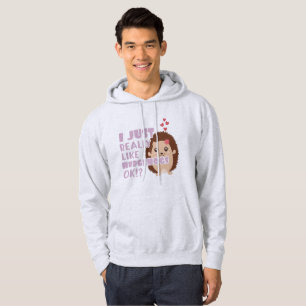 Niedlicher Igel, den ich wirklich gerne Igel mag,  Hoodie