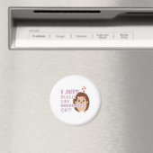 Niedlicher Igel, den ich wirklich gerne Igel mag, Magnet (In Situ (Geschirrspüler))