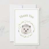 Niedlicher Igel Einfach Dankeschön-Karte Dankeskarte (Vorderseite)