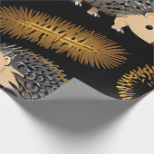 Niedlicher Igel Farbdruckpapier Igel Geschenkpapier (Ecke)