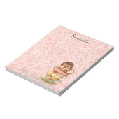 Niedlicher Igel - Farbige Teetassen - Notepad Notizblock (Rotiert)