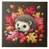 Niedlicher Igel Fliese (Vorderseite)