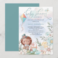 Niedlicher Igel Florals Baby Dusche Picnic Boy