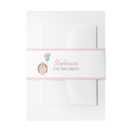 Niedlicher Igel Geburtstag Einladungsbanderole