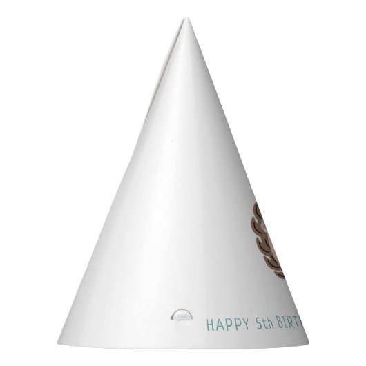 Niedlicher Igel Geburtstag Partyhütchen (Links)