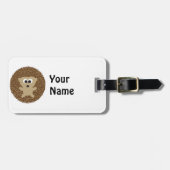 Niedlicher Igel Gepäckanhänger (Vorderseite horizontal)