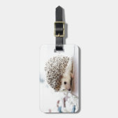 Niedlicher Igel Gepäckanhänger (Vorderseite vertikal)