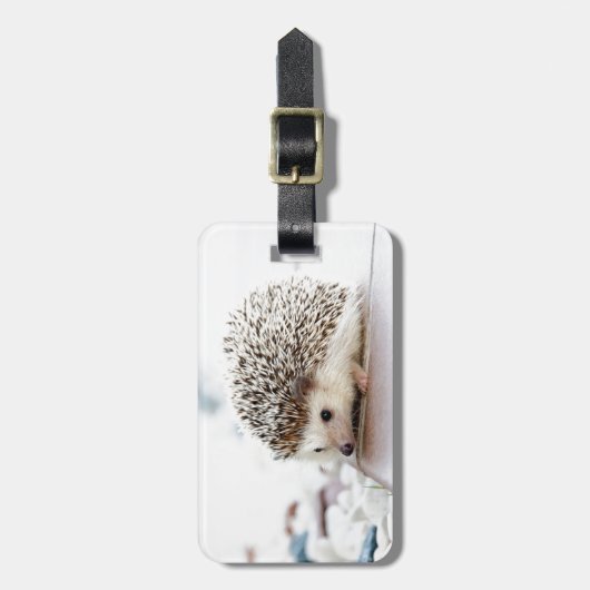 Niedlicher Igel Gepäckanhänger (Vorderseite vertikal)