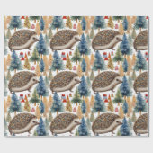 Niedlicher Igel Geschenkpapier (Flach)