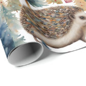 Niedlicher Igel Geschenkpapier (Rolleneckpunkt)