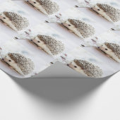 Niedlicher Igel Geschenkpapier (Ecke)