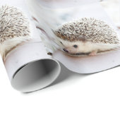 Niedlicher Igel Geschenkpapier (Rolleneckpunkt)