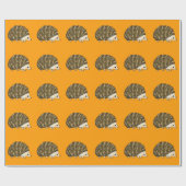 Niedlicher Igel Geschenkpapier (Flach)