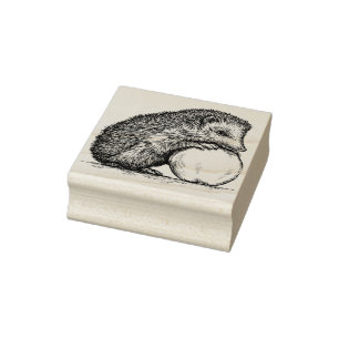 Niedlicher Igel Gummistempel