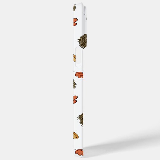 Niedlicher Igel Herbstleaves Muster Case-Mate iPhone Hülle (Rückseite / Rechts)