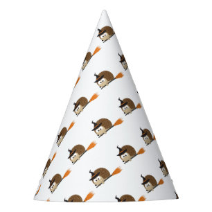 Niedlicher Igel Hexe Partyhütchen