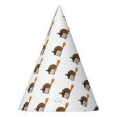 Niedlicher Igel Hexe Partyhütchen (Links)