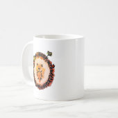 Niedlicher Igel im Herbst Kaffeetasse (Vorderseite Links)