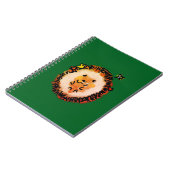 Niedlicher Igel im Herbst Notizblock (Linke Seite)