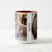 Niedlicher Igel Kaffeesocken bearbeitet Tasse (Zentrum)