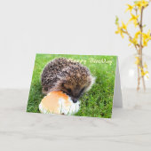 NIEDLICHER IGEL KARTE (Gelbe Blume)