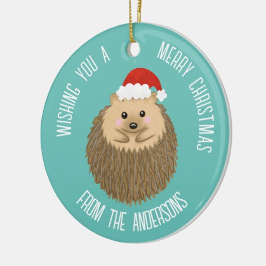 Niedlicher Igel Keramik Ornament (Links)