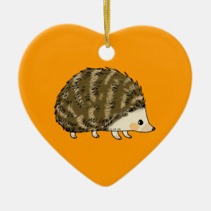 Niedlicher Igel Keramik Ornament