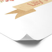 Niedlicher Igel Kinder Kinderzimmer Poster (Ecke)