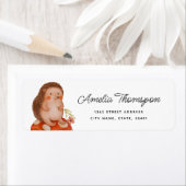 Niedlicher Igel Kinderdusche Rücksendeadresse (Insitu)