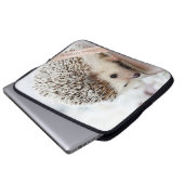 Niedlicher Igel Laptopschutzhülle (Vorne Knopf)