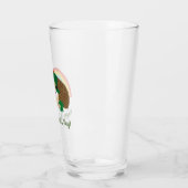 Niedlicher Igel Leprechaun St. Patrick's Day Glas (Links)