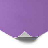 Niedlicher Igel mit einem Lila Herz Poster (Ecke)