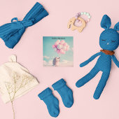 Niedlicher Igel mit Geburtstagsballons, anpassbar