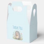 Niedlicher Igel mit Laterne Danke Geschenkschachtel (Geöffnet)