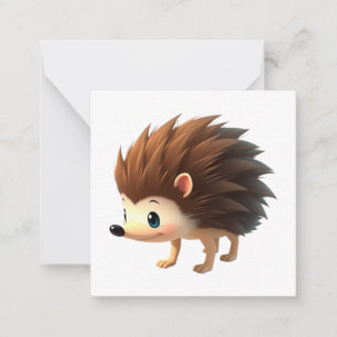 Niedlicher Igel Mitteilungskarte