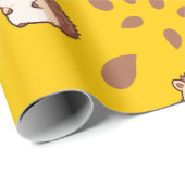 Niedlicher Igel Nahtloses Wrapping Paper für Herbs Geschenkpapier (Rolleneckpunkt)