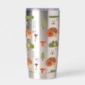 Niedlicher Igel Naturparcours Thermobecher (Rückseite)