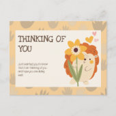 Niedlicher Igel Postkarte (Vorderseite)