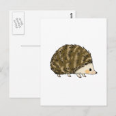 Niedlicher Igel Postkarte (Vorne/Hinten)