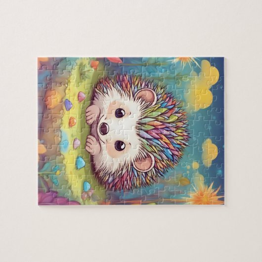 Niedlicher Igel Puzzle (Horizontal)