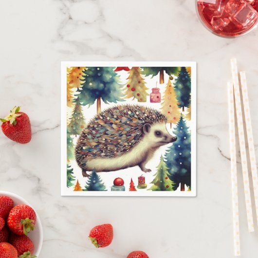 Niedlicher Igel Serviette (Beispiel)