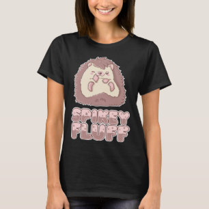Niedlicher Igel Spikey Fluff Wirbelsäule Kinder T-Shirt
