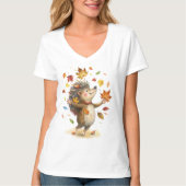 Niedlicher Igel T-Shirt (Vorderseite)