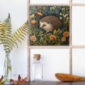 Niedlicher Igel Tapestry William Morris Style Fliese