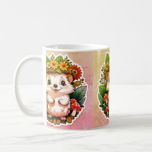 niedlicher Igel Tasse (Links)